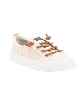 Sperry Crestvibe Canvas Sneakers – White/Pink | Women’s Size 6